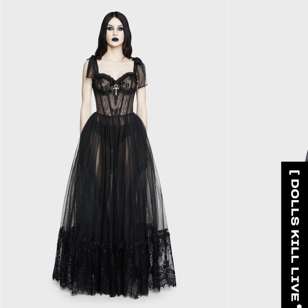 NWT Dance With Death Sleeveless Maxi Dress